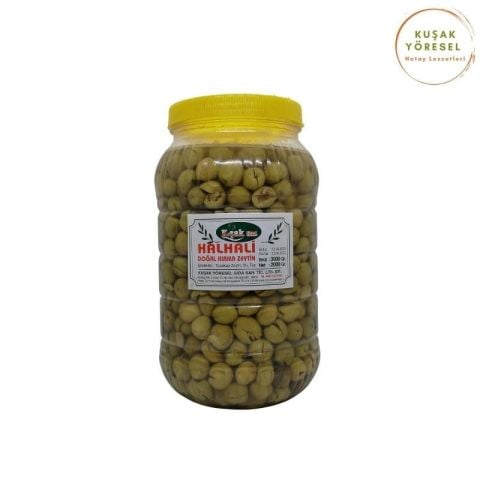 Hatay Yörem Halhalı Bidon İri Taneli Zeytin 2000 Gr.