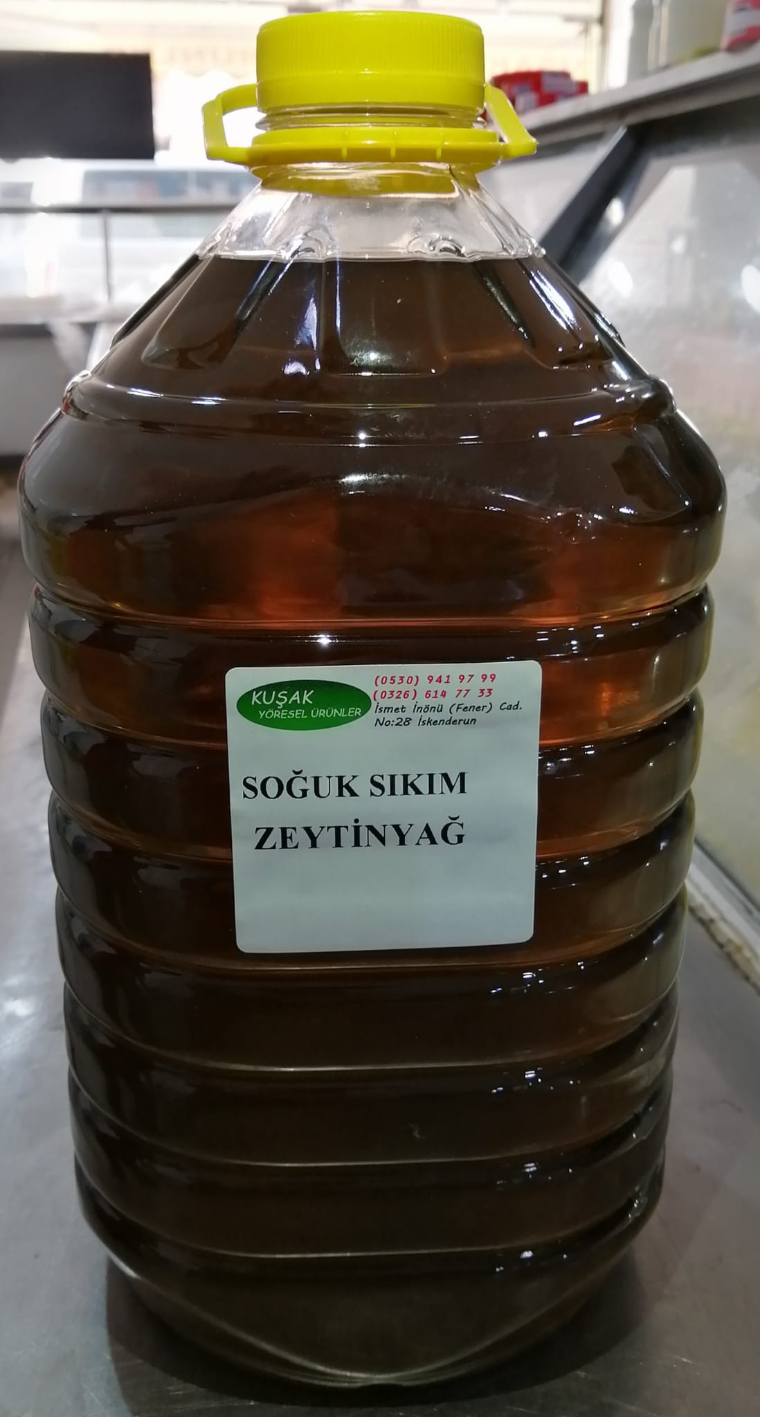 Hatay Yörem Soğuk Sıkım Zeytinyağ 5 Lt