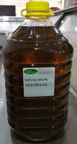 Hatay Yörem Soğuk Sıkım Zeytinyağ 5 Lt
